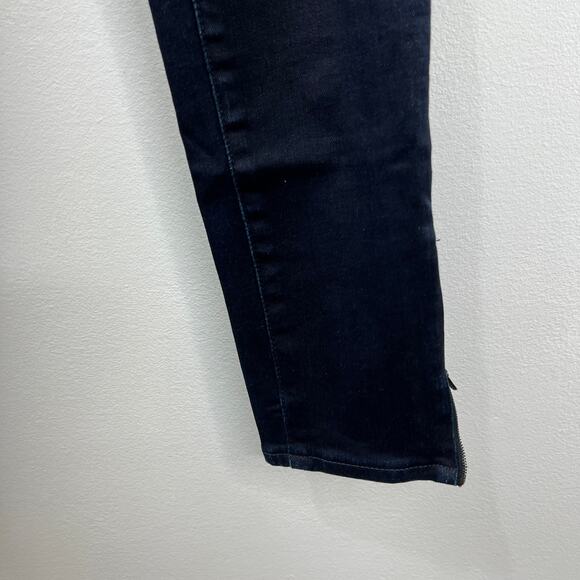 AG Adriano Goldschmied Dark Blue The Zip-Up Legging Ankle Skinny Jeans USA 28R - Picture 3 of 9